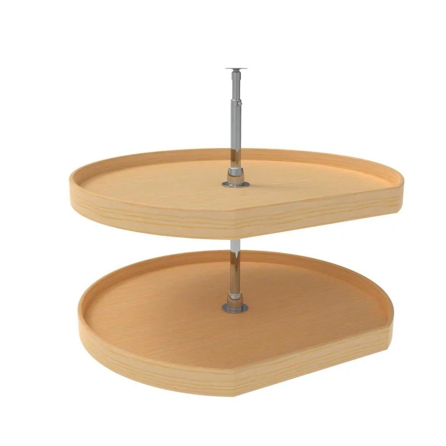 RevAShelf 2Tier Wood DShape Lazy Susan in the Lazy Susans