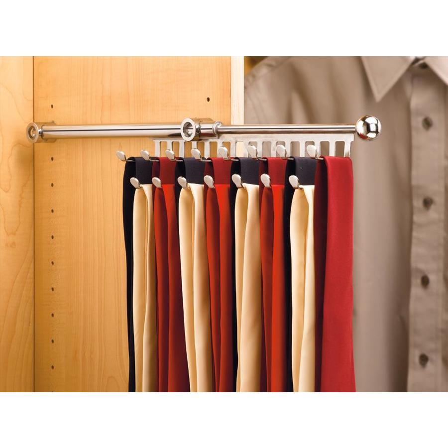 Shop RevAShelf Chrome Tie/Scarf Rack at