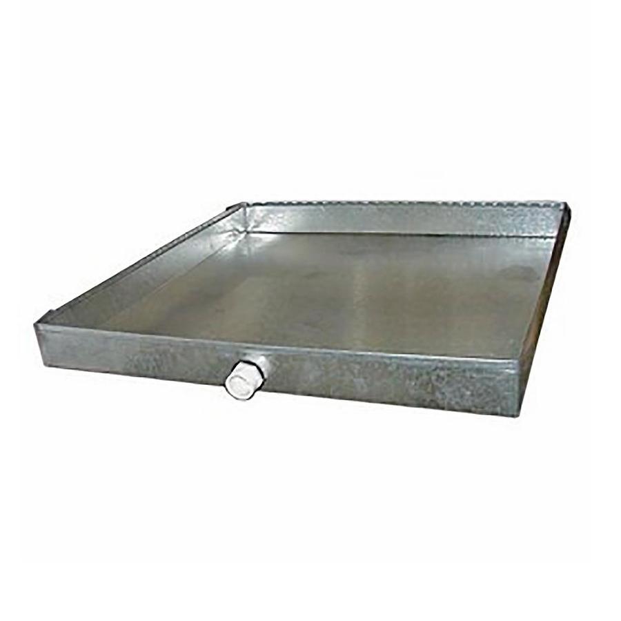 EASTMAN 28in x 30in Galvanized Steel Water Heater Drain Pan with