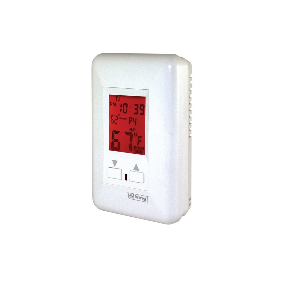 King 7Day Programmable Thermostat at