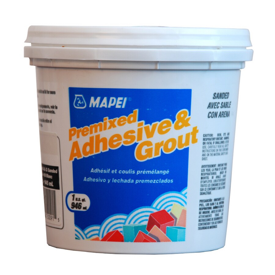 MAPEI 3 lbs. Silver Cementitious Sanded Grout in the Grout & Mortar
