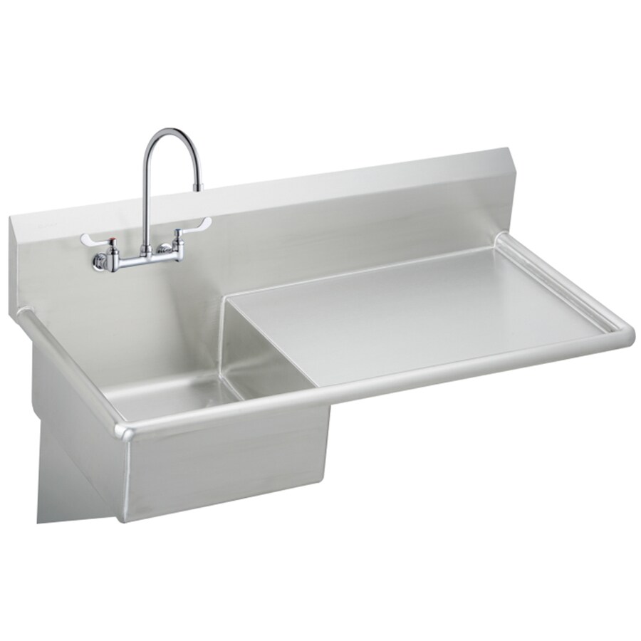 Elkay Elkay Stainless Steel 49.50in x 24in x 10in, Wall Hung Service
