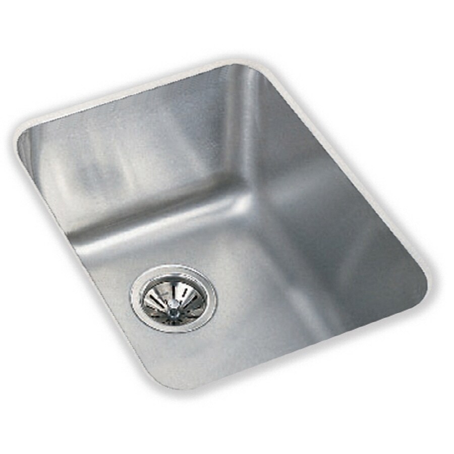 Elkay Lustertone Stainless Steel Single Bowl Undermount Bar Sink in the Bar & Prep Sinks