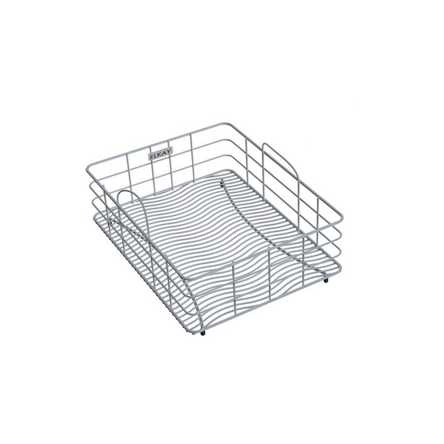 Shop Elkay 14.7in W x 16.225in L x 6.26in H Metal Dish Rack and Drip Tray at