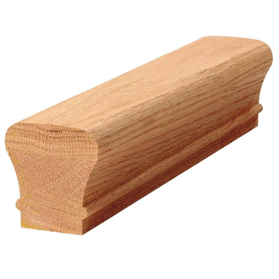 L.J. Smith Stair Systems 2.25in x 14ft Unfinished Red Oak Handrail in