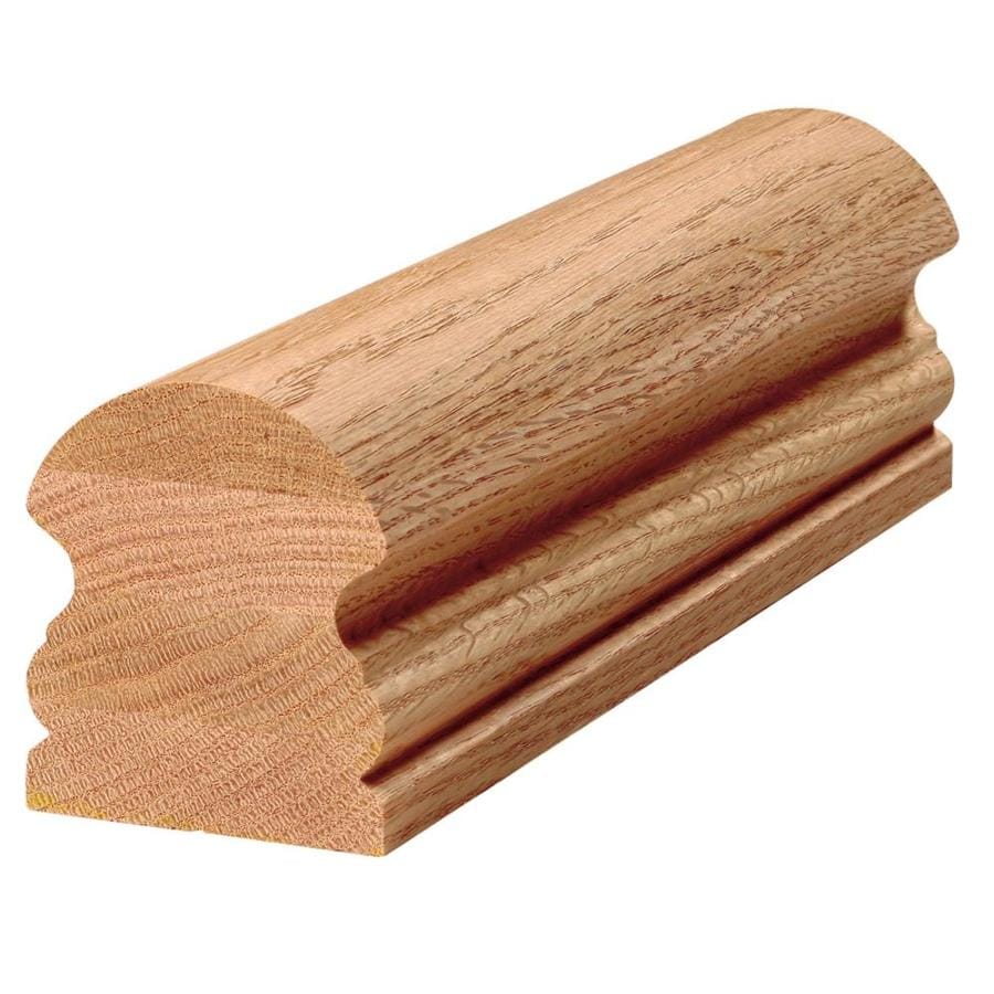 Creative Stair Parts 2.625in x 14ft Unfinished Oak Wood Handrail at