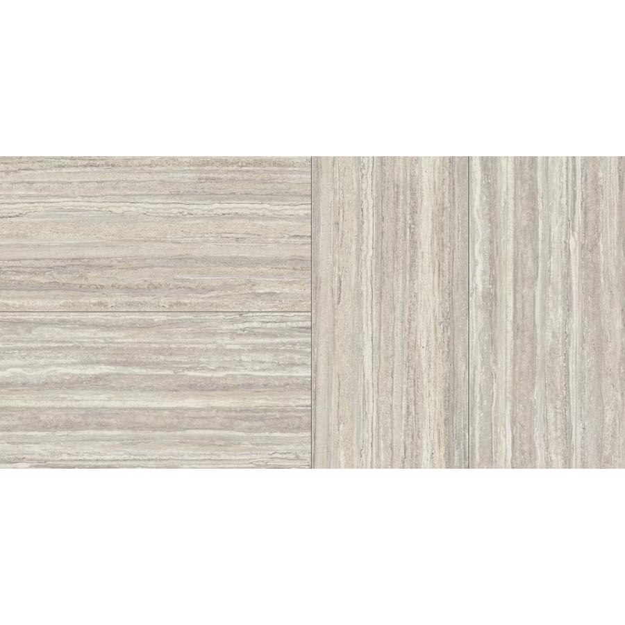 Style Selections Plymouth Grey 16in x 32in Porcelain Floor Tile