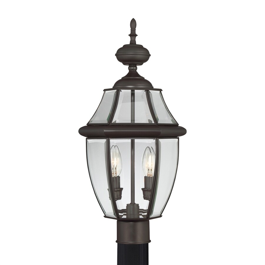 Portfolio Brayden 21in H Medici Bronze Post Light at