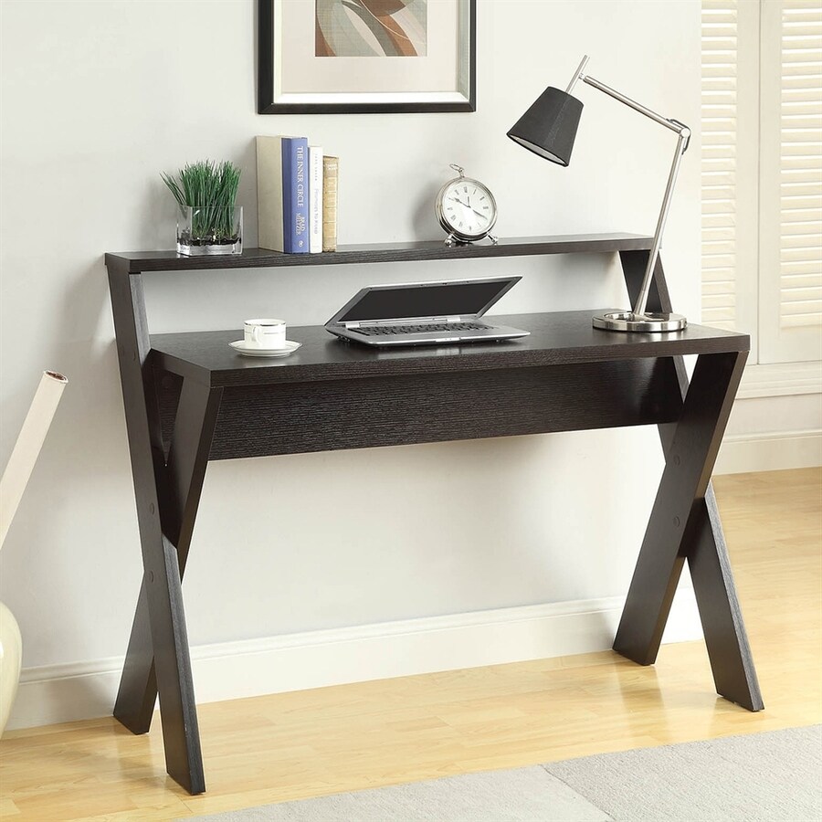 Convenience Concepts Newport Contemporary Espresso Writing Desk at