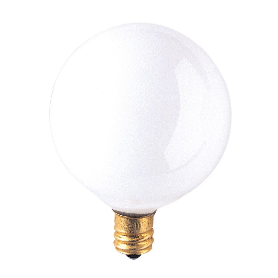 Cascadia Lighting 60-Watt Dimmable G16.5 Decorative Incandescent Light