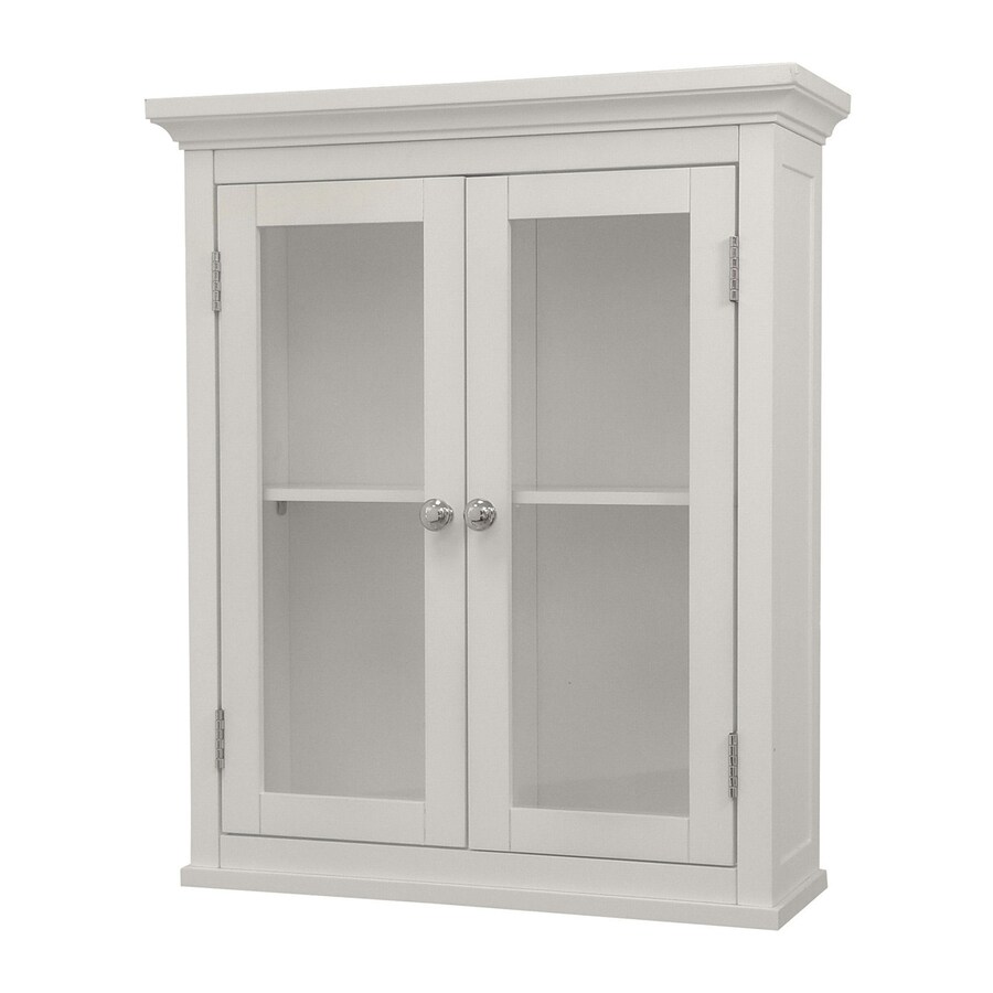 20 Inch Bathroom Wall Cabinet Elegant Home Fashions Madison 20in W x 24in H x 7in D White Bathroom
