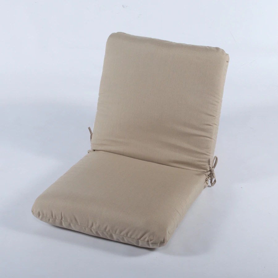 Casual Cushion Sunbrella 1Piece Spectrum Sand Patio Loveseat Cushion