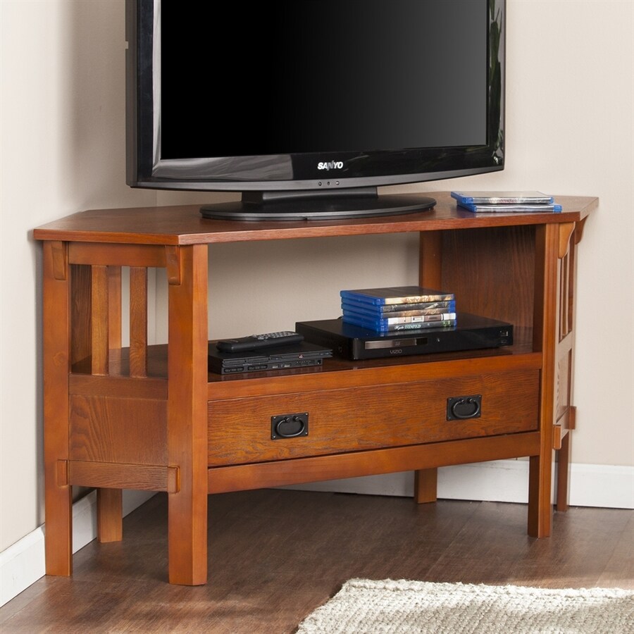 Boston Loft Furnishings Chandler Brown Mahogany TV in the TV