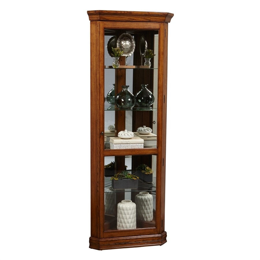 Pulaski Oak Corner Curio at