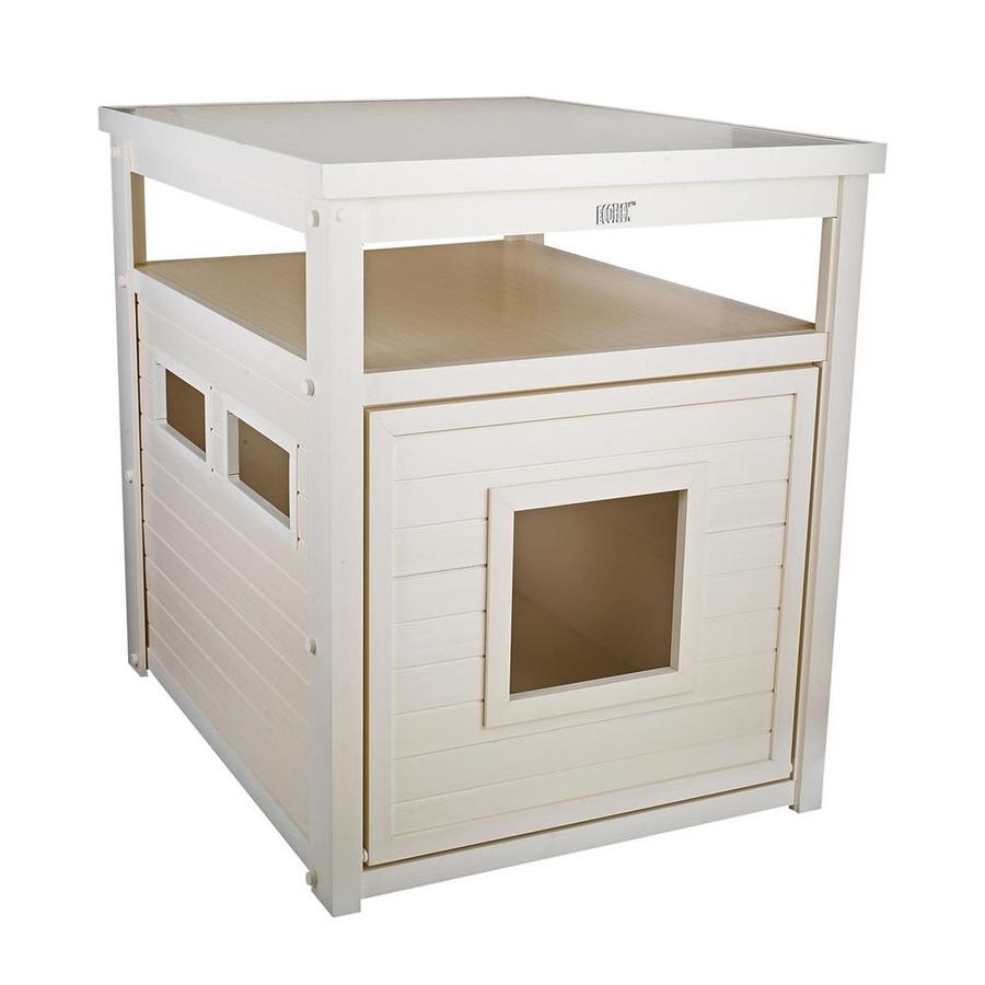 New Age Pet Antique White Hooded Litter Box at