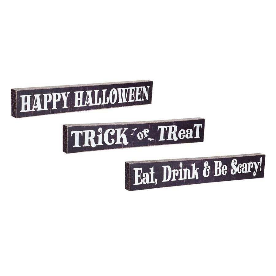Melrose International Happy Halloween; Trick or Treat; and Eat, Drink