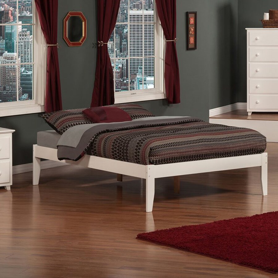 Atlantic Furniture Concord White Full Platform Bed at