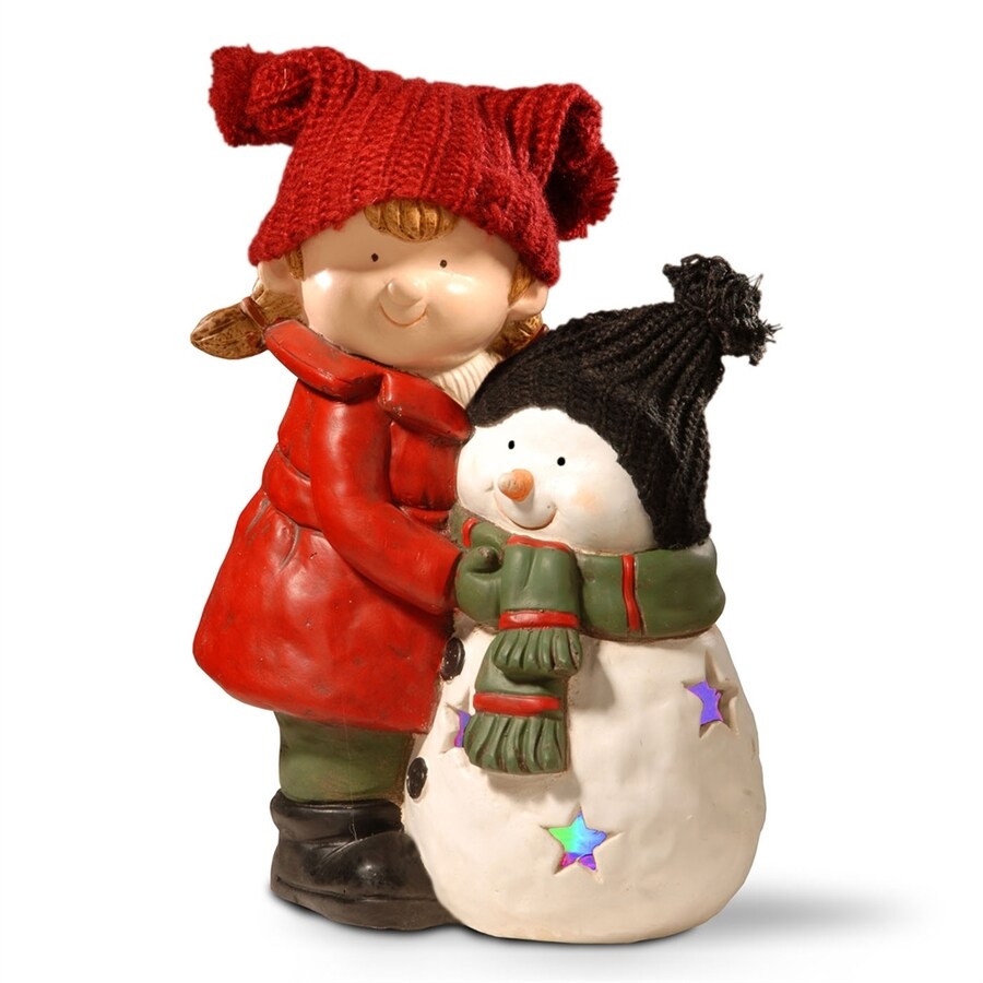 National Tree Company Lighted Snowman Figurine at