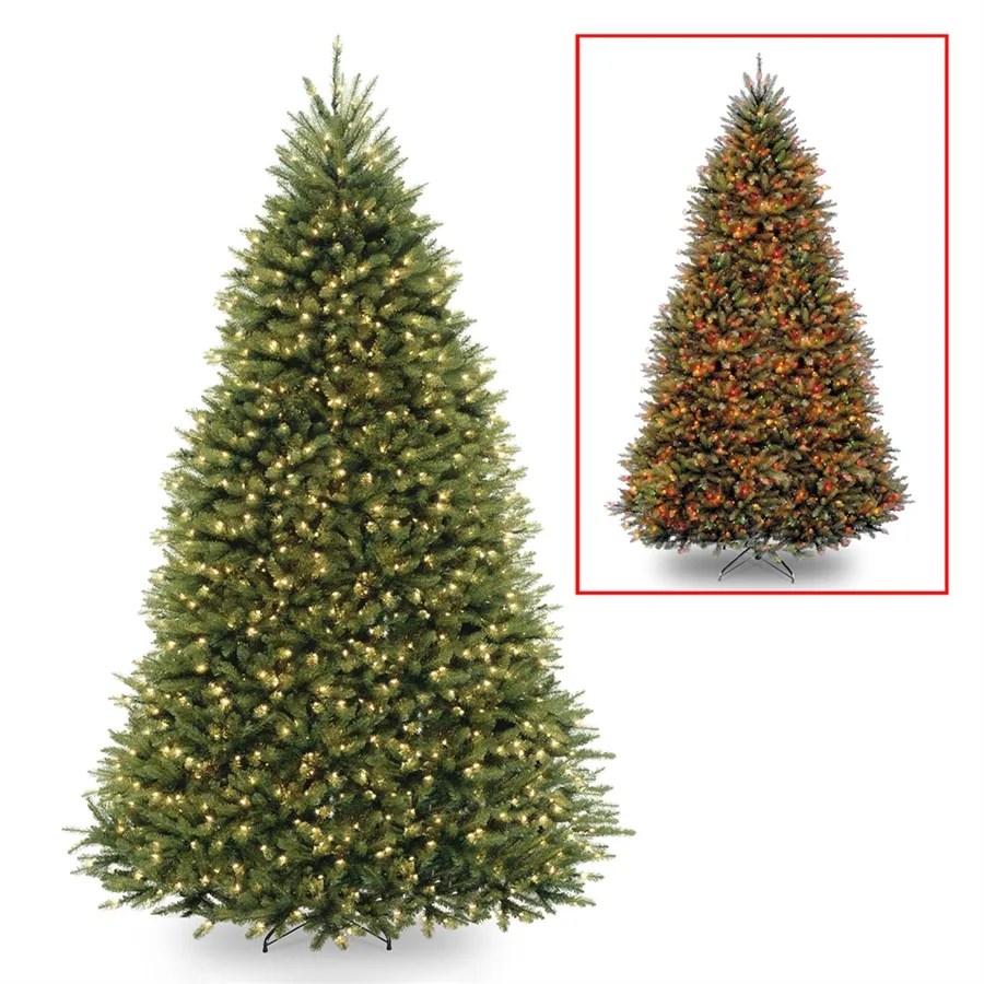 National Tree Company 10ft Prelit Artificial Christmas Tree with 1200 Multifunction