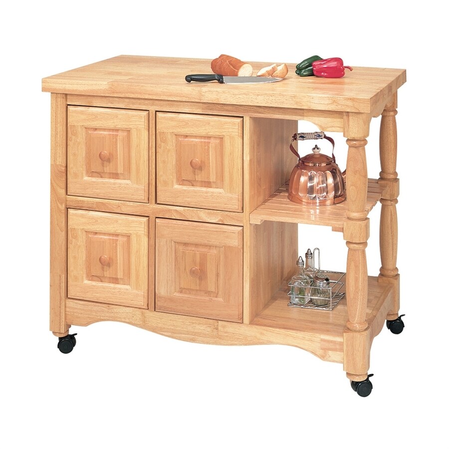 Sunset Trading Brown Casual Kitchen Island in the Kitchen Islands