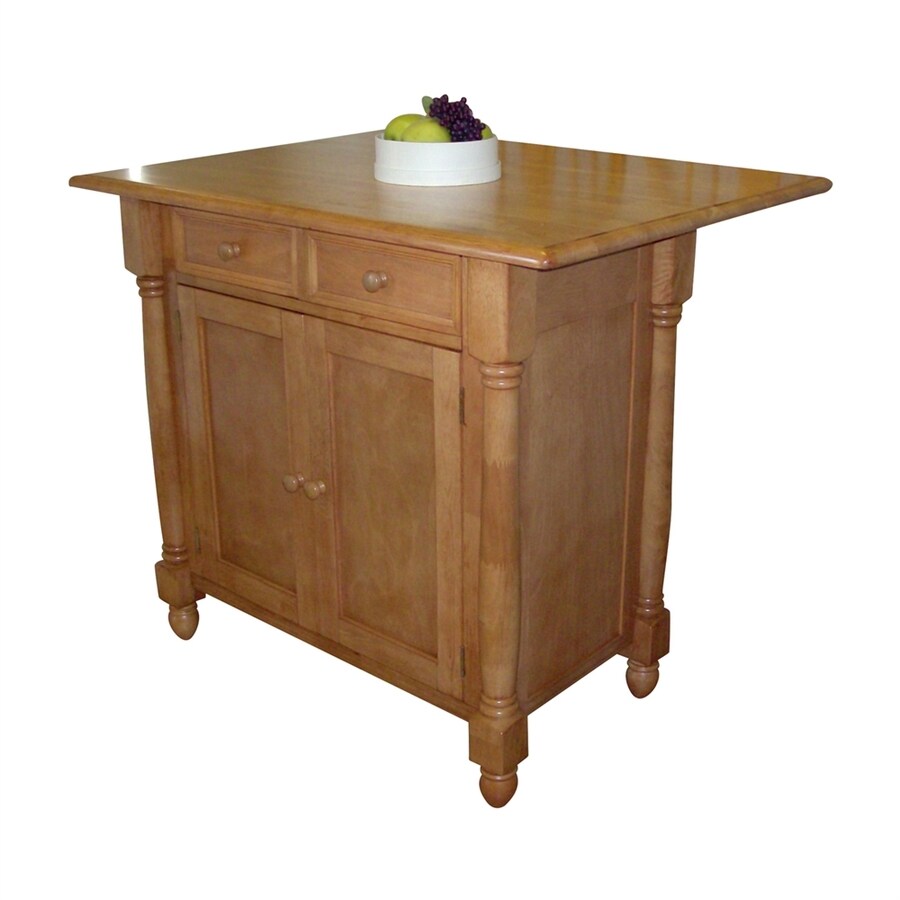 Sunset Trading Brown Casual Kitchen Island at
