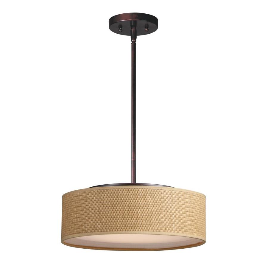 Maxim Lighting Prime Oil Rubbed Bronze Transitional Drum LED Pendant