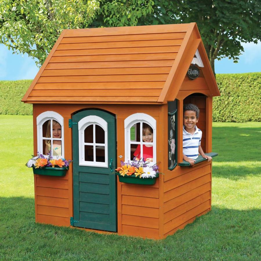 KidKraft Wood Playhouse Kit in the Playhouses department at