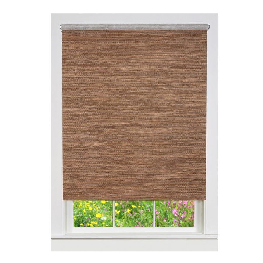 Achim Jute Shade 65in Cocoa Light Filtering Cordless Roller Shade in