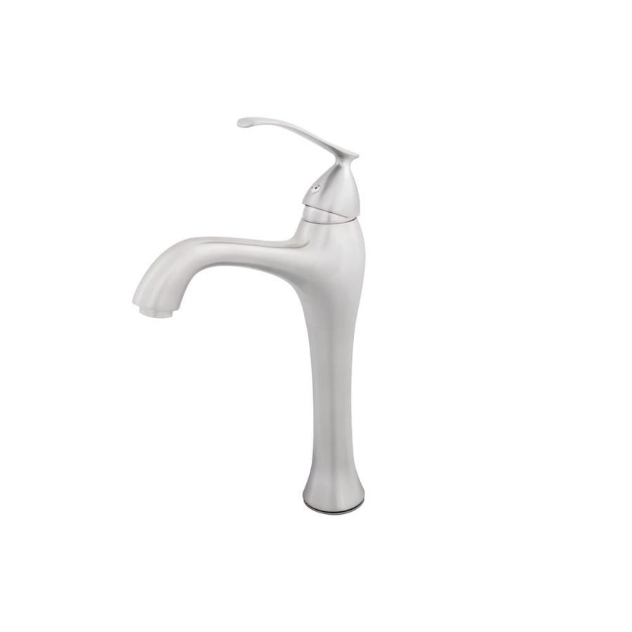 Novatto MidCentury Brushed Nickel 1Handle Vessel Bathroom Sink Faucet