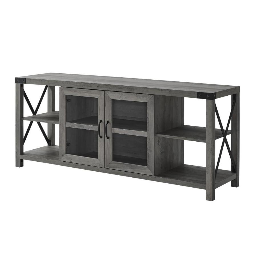 Gray Farmhouse/Rustic TV Stands at