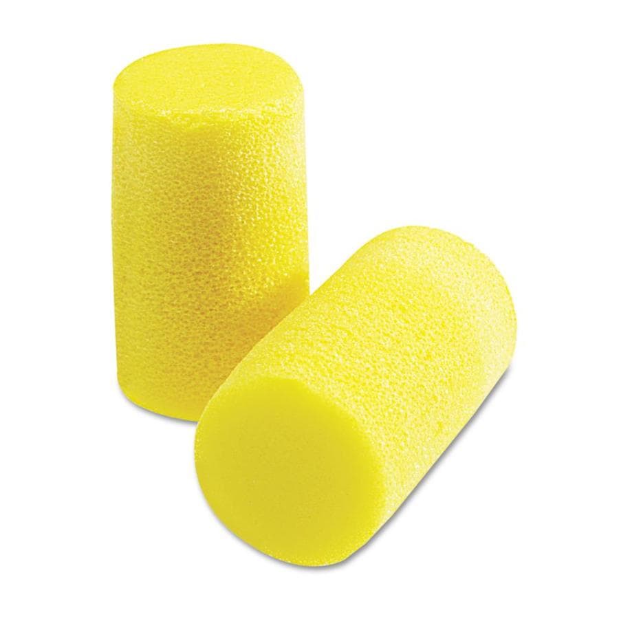 3M EAR Classic Plus Earplugs, PVC Foam, Yellow, 200 Pairs in the
