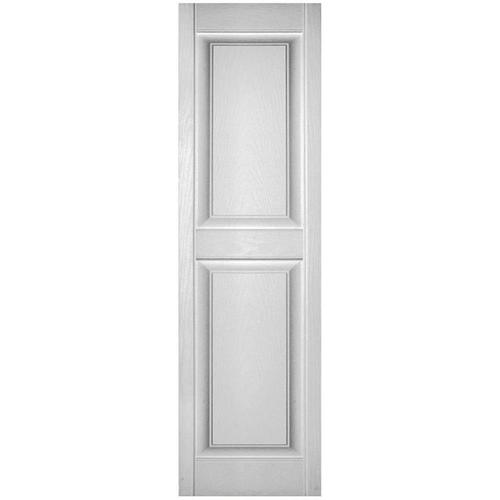 Ekena Millwork Lifetime Custom 18in W x 80in H White Raised Panel