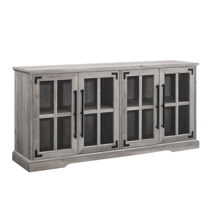 Gray Farmhouse/Rustic TV Stands at