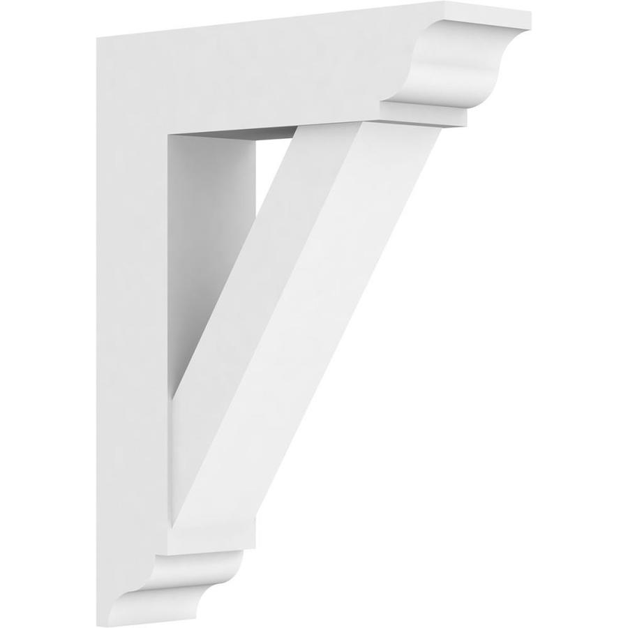 Ekena Millwork Standard TraditionalGrade 20in PVC Wall Bracket in the