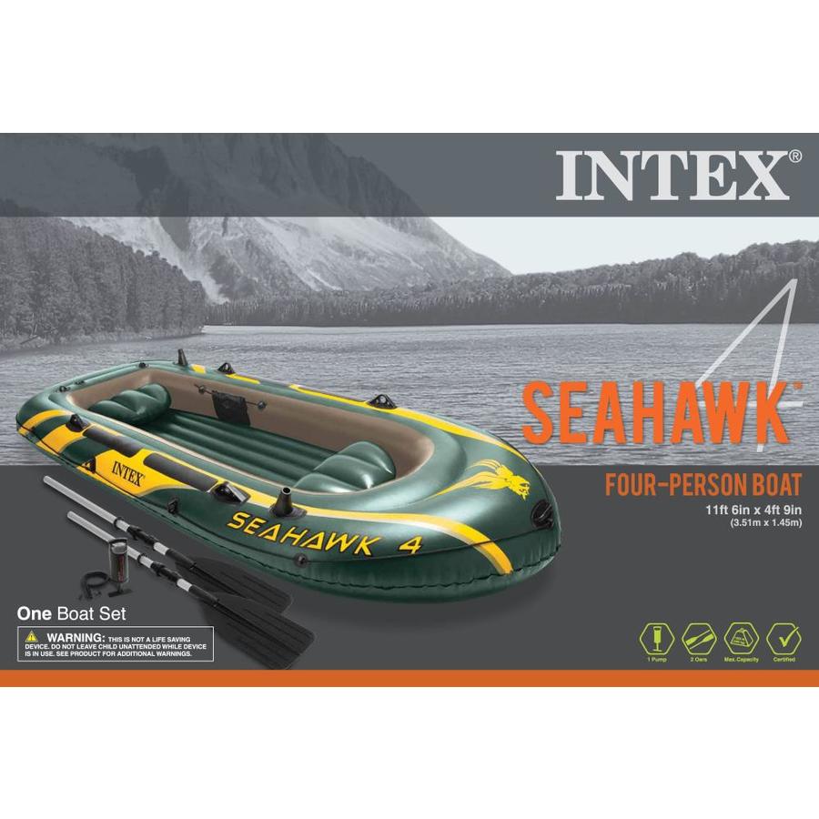 Intex Seahawk 138in Green 2 Dinghie PVC Dinghy in the