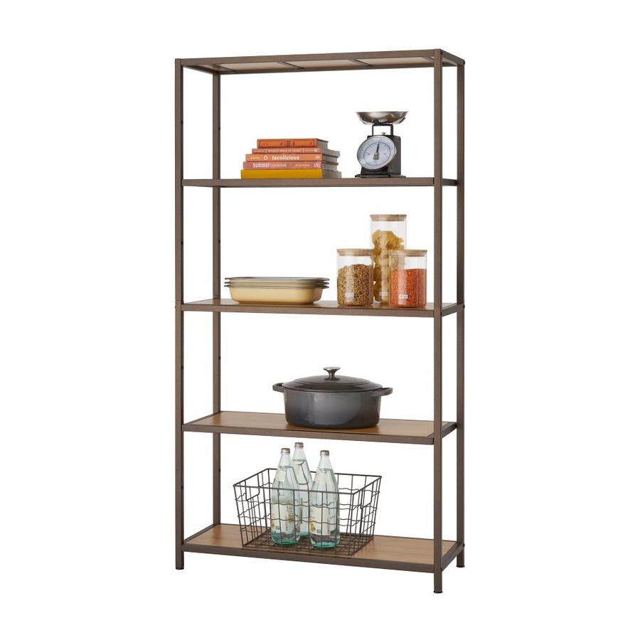 TRINITY 12in D x 32in W x 60in H 5Tier Steel Freestanding Shelving