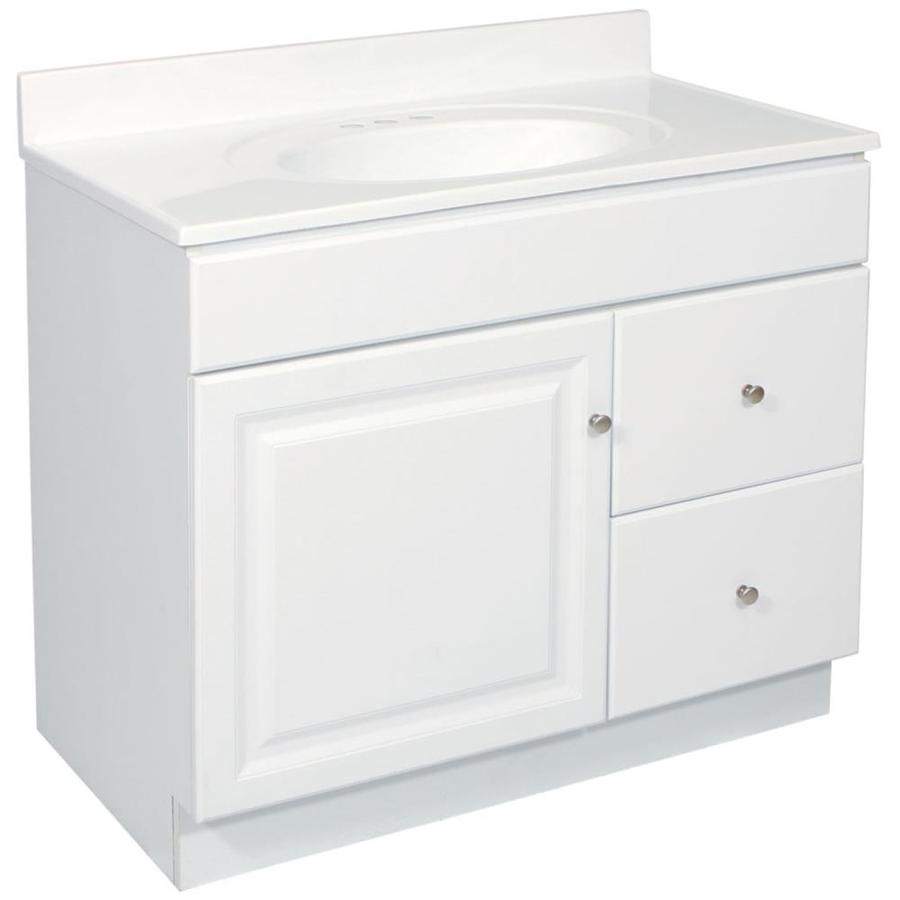 Design House Wyndham 36in White Bathroom Vanity in the