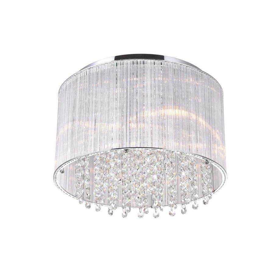 CWI Lighting Spring Morning 14in Chrome Traditional