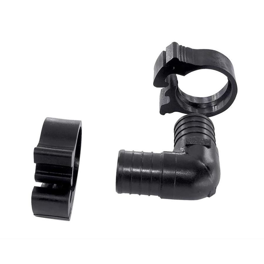 PEXLock 1in Plastic PEX Barb 90Degree Elbow with ClAmp in the PEX