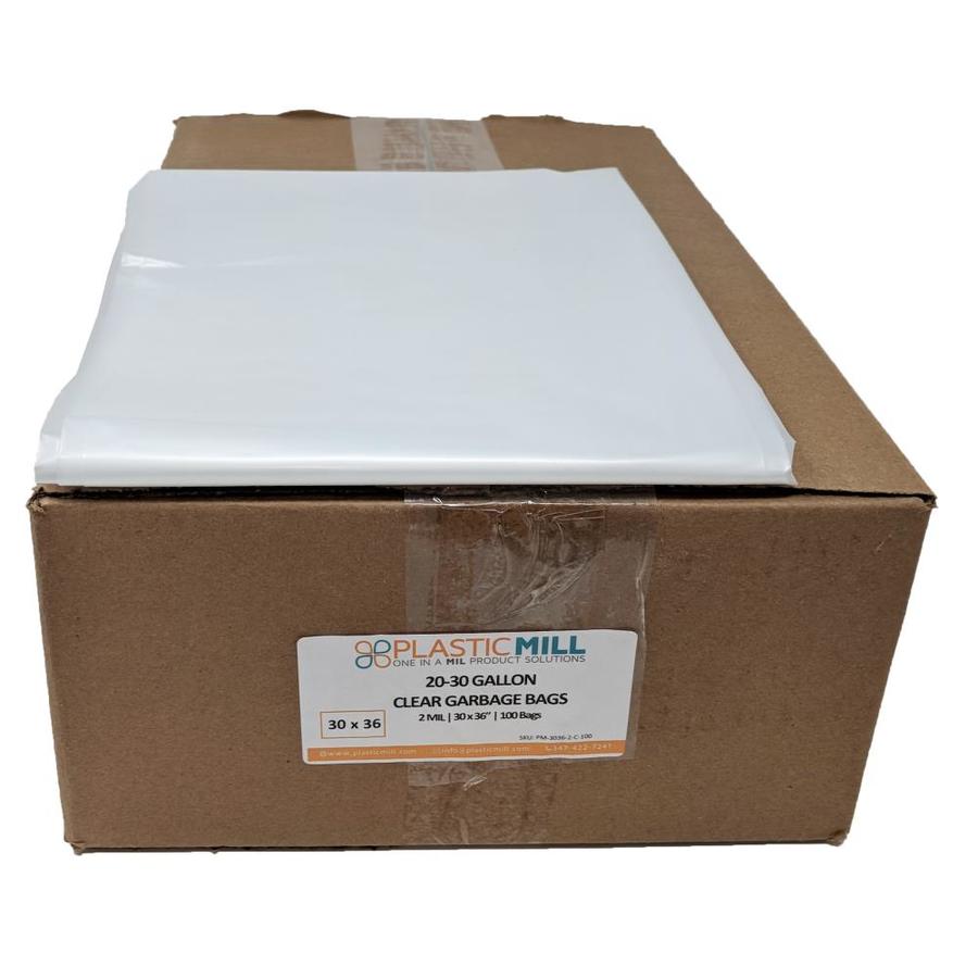 30 gallon clear garbage bags sale online discount low price