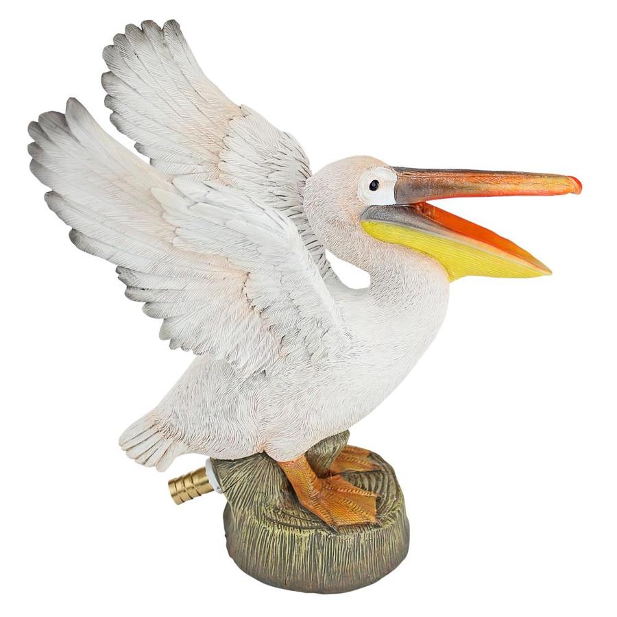 Design Toscano 12in H x 6in W Pelican Garden Statue in the Garden