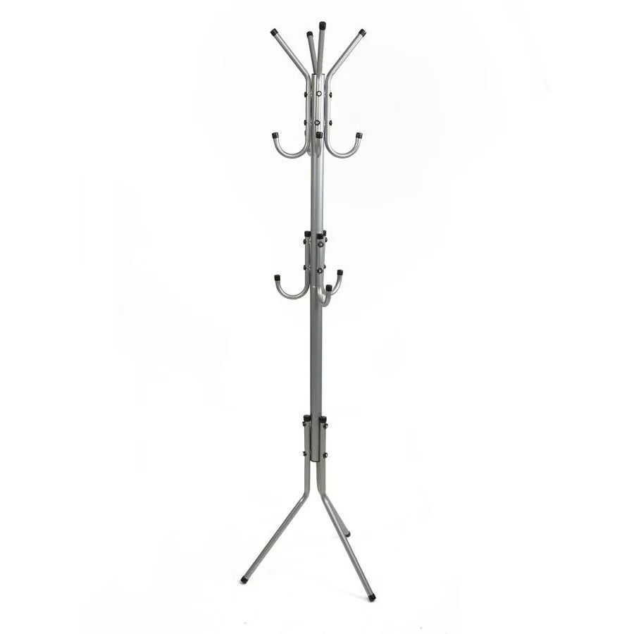 Mind Reader Mind Reader Standing Coat Rack [11 Hooks] 3Tier Suit and Coat Hanger, Purse, Hat