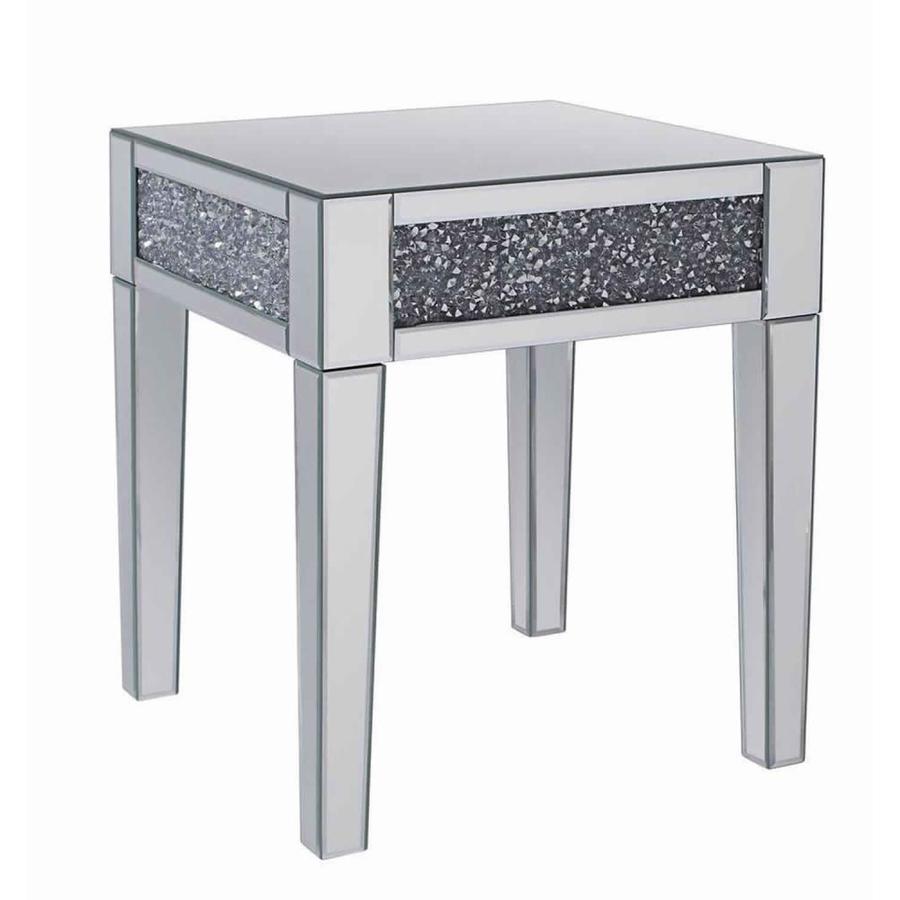 Pair of mirrored bedside tables mirrored bedroom furniture. usd