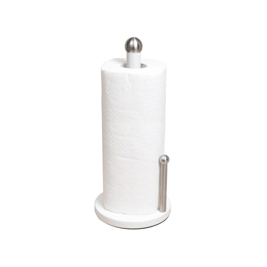 Kitchen Details Kitchen Details Paper Towel Holder in White in the