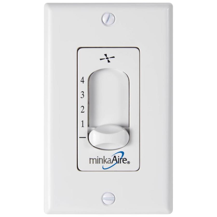 Minka Aire 4Speed OffWhite WallMount Ceiling Fan Remote Control in the Ceiling Fan Switches