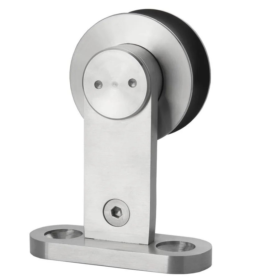 Delaney Hardware 96in Brushed Steel Interior Low Profile Barn Door Kit