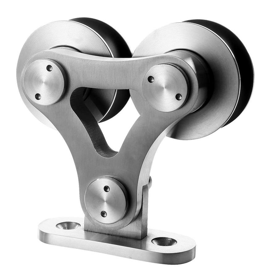 Delaney Hardware 72in Brushed Steel Interior Low Profile Barn Door Kit in the Barn Door