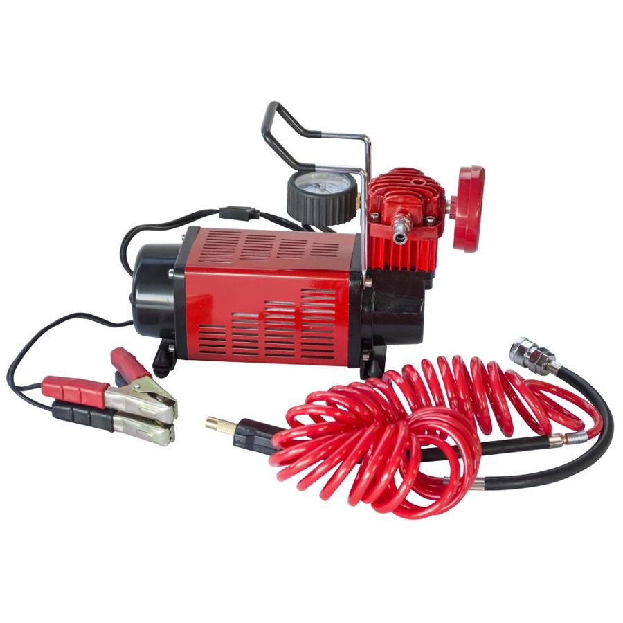 Black Bull 12 Volt Air Compressor Portable Air Pump 150 in the Air