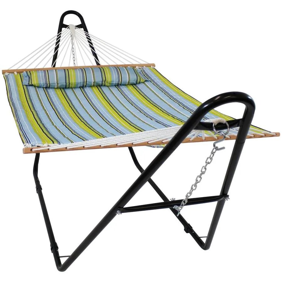Sunnydaze Decor Double Quilted Fabric Hammock with MultiUse Universal
