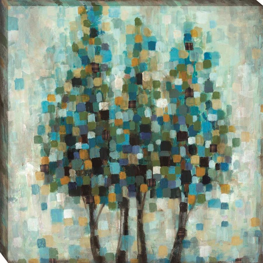 Tangletown Fine Art "Into The Blue" By Wani Pasion, Fine Art Giclee Print on Gallery Wrap Canvas